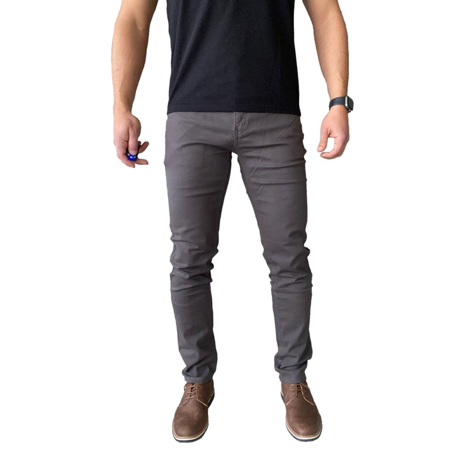 Pantal&oacute;n Tela Elasticado Slim Fit Colores image number 36.0