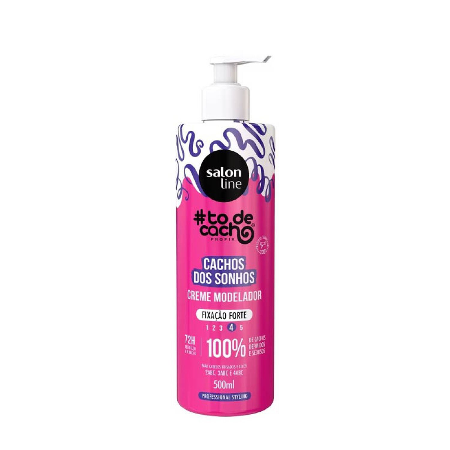Crema Modeladora Cachos Dos Sonhos Fix Forte 500 Ml Salon Line image number 0.0