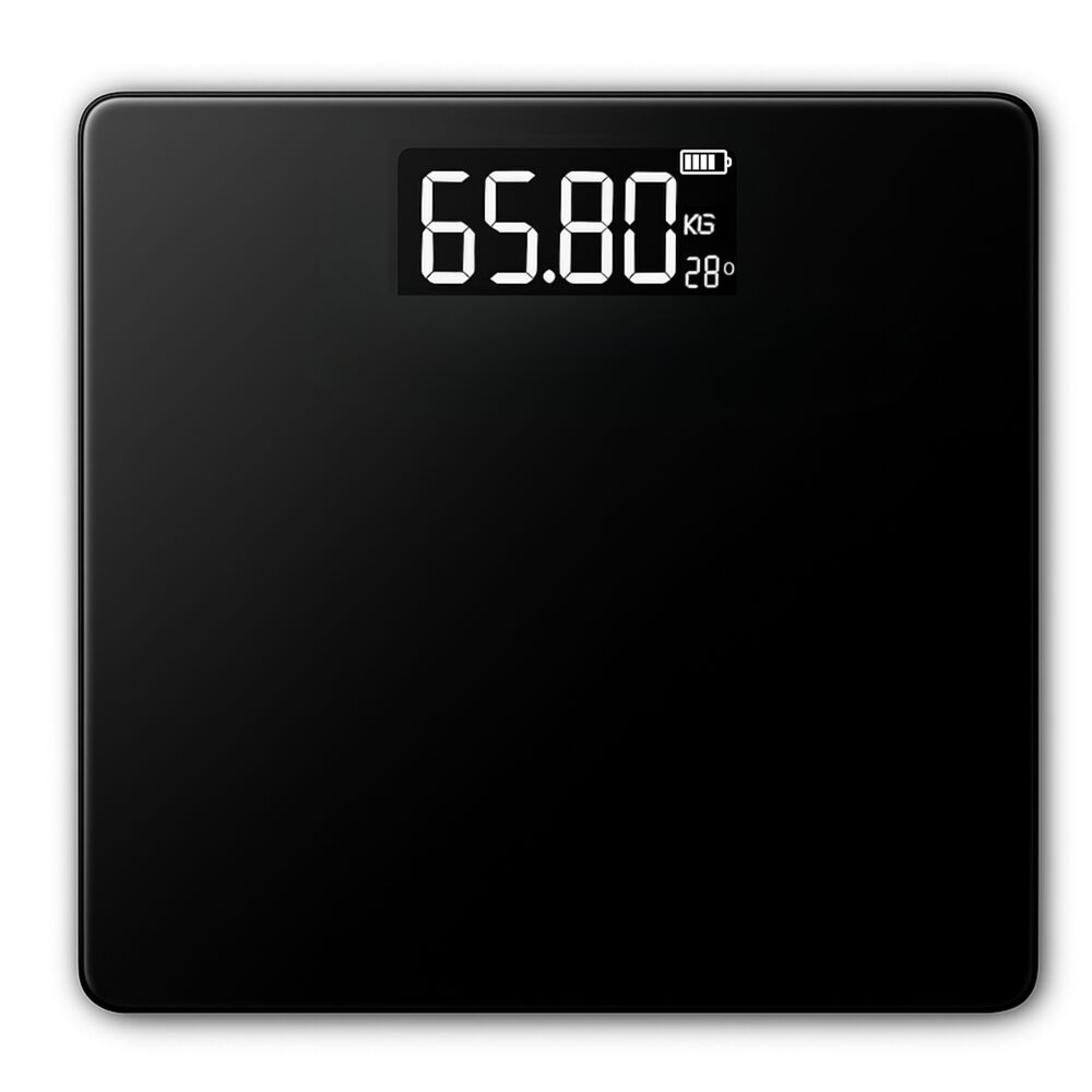 Bascula Digital De Vidrio Templado 180kg Max Black Ws39bk image number 7.0