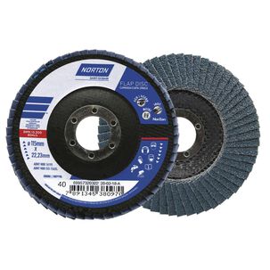 Disco Traslapado Lija 4.1/2" / 115mm Grano 60 - Norton