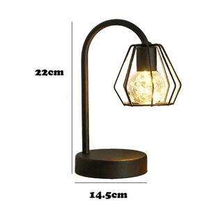 Lampara De Mesa Metal Fierro Decoración Hogar Escritorio
