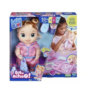 Juguete Mu&ntilde;eca Lulu Achoo Rubia Baby Alive Infantil