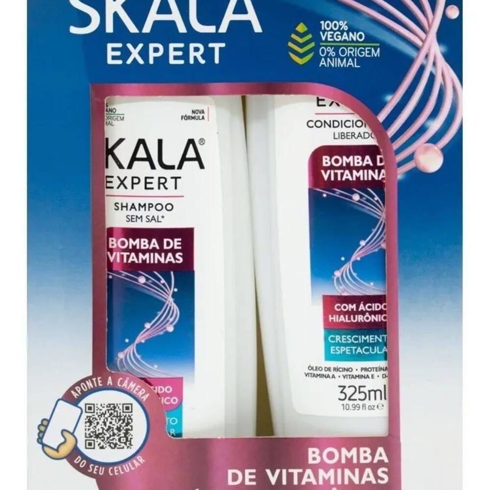 Kit Shampoo Y Acond Bomba De Vitaminas Skala Expert 650ml image number 0.0