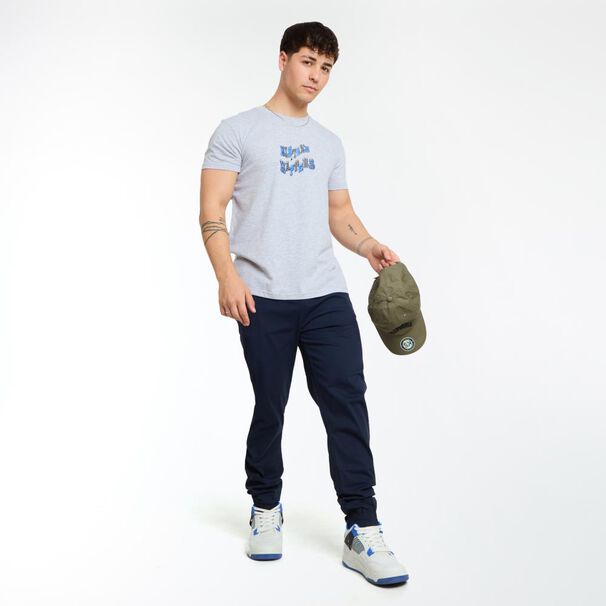 Polera Regular Manga Corta Cuello Redondo Hombre Skuad