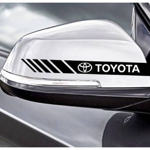 Sticker Adhesivo Espejo Retrovisor Toyota 2 Unidades
