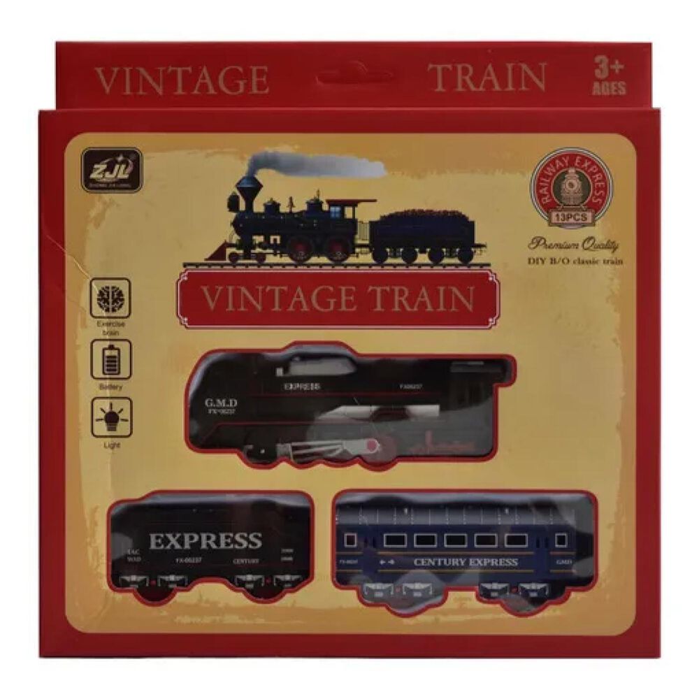 Juguete Tren Locomotora Con Vagones Accesorios Infnatil image number 5.0