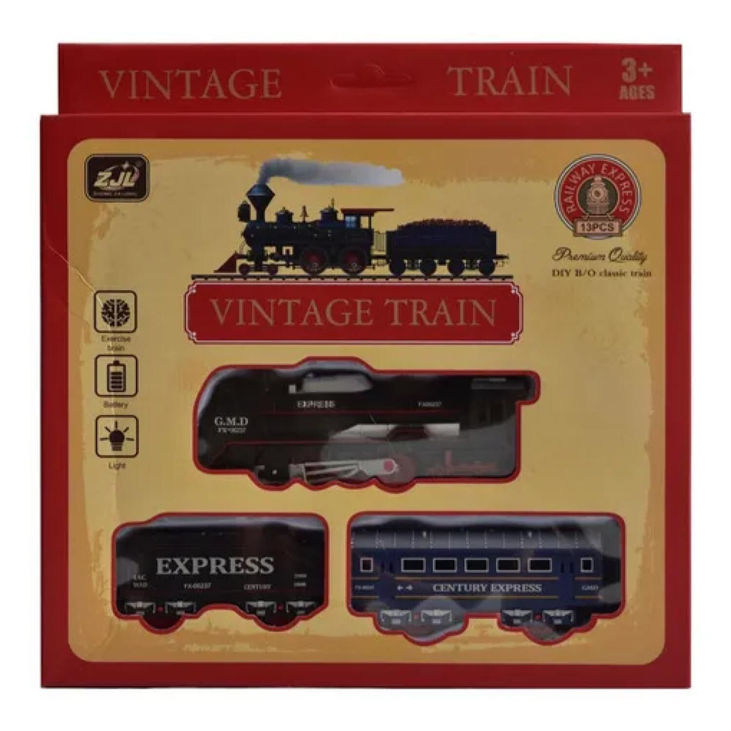 Juguete Tren Locomotora Con Vagones Accesorios Infnatil image number 5.0