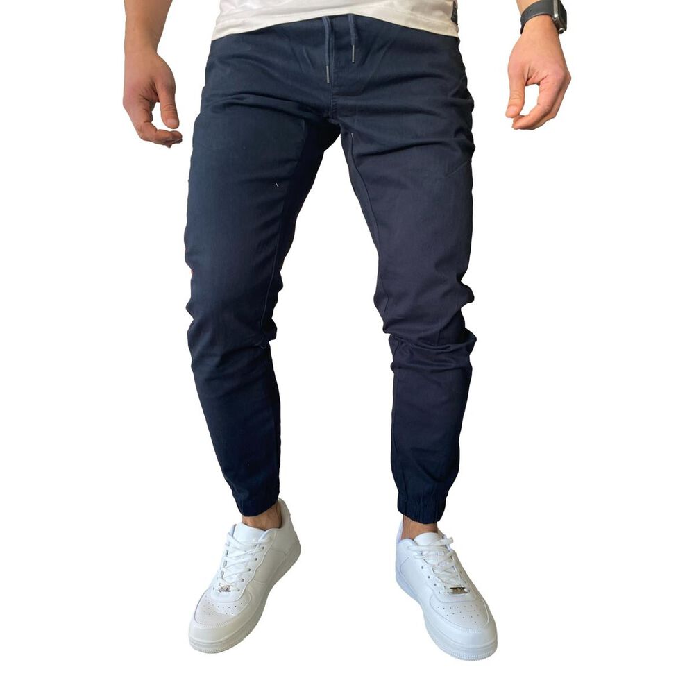 Jogger Mosaico Pantal&oacute;n Slim Fit Elasticado Colores image number 1.0