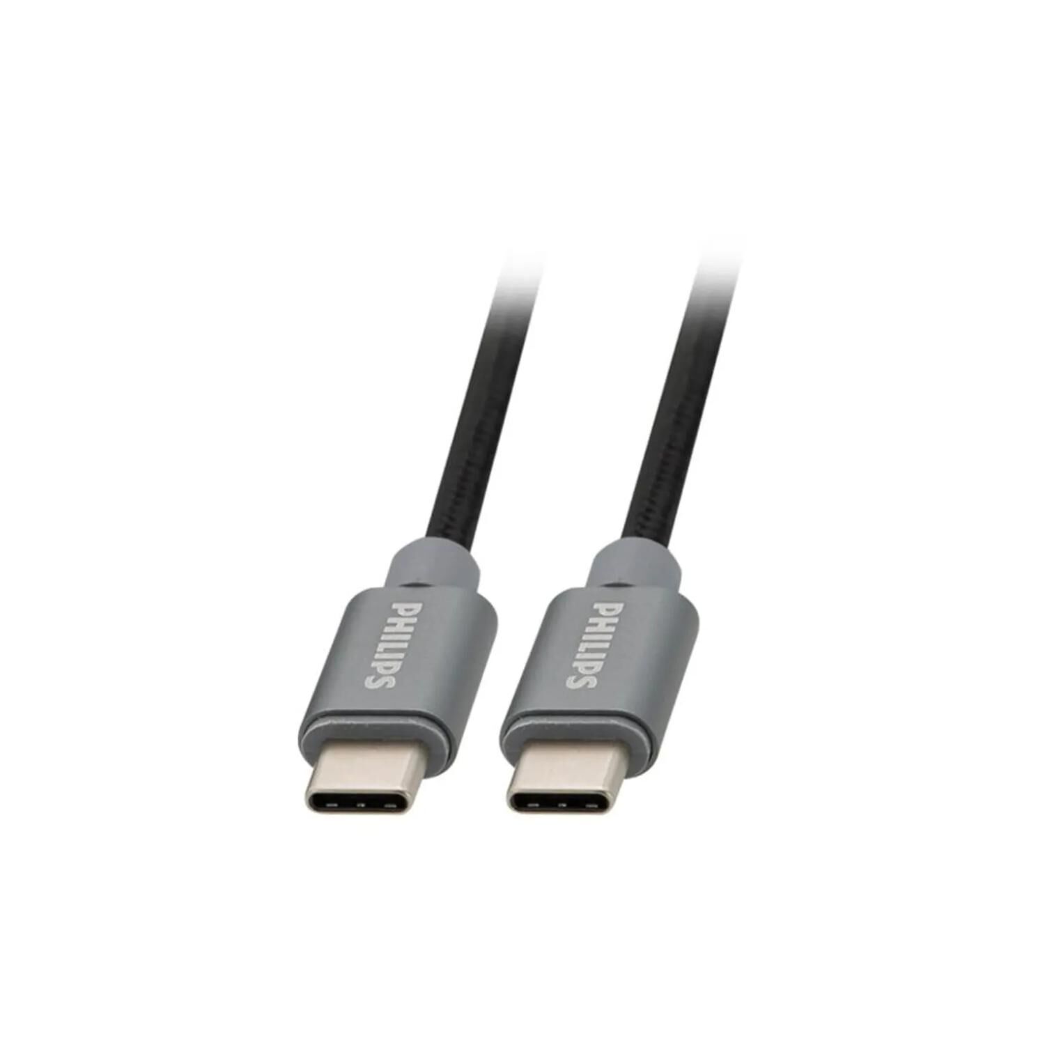 Cable De Carga Usb C A Usb C 120cm Negro Dlc5533c/97 image number 1.0