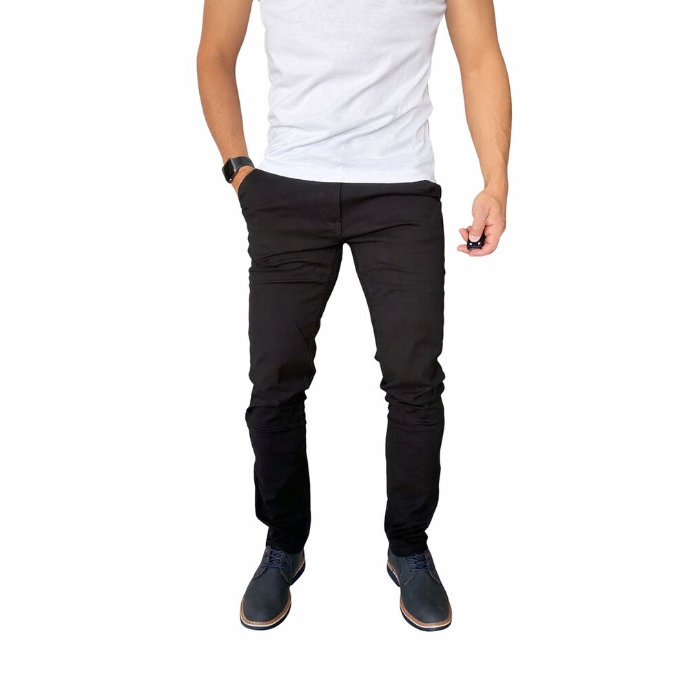 Pantal&oacute;n Tela Elasticado Slim Fit Bolsillo Argentino image number 0.0