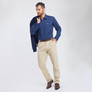 Camisa Estampada Regular Manga Larga Hombre Herald