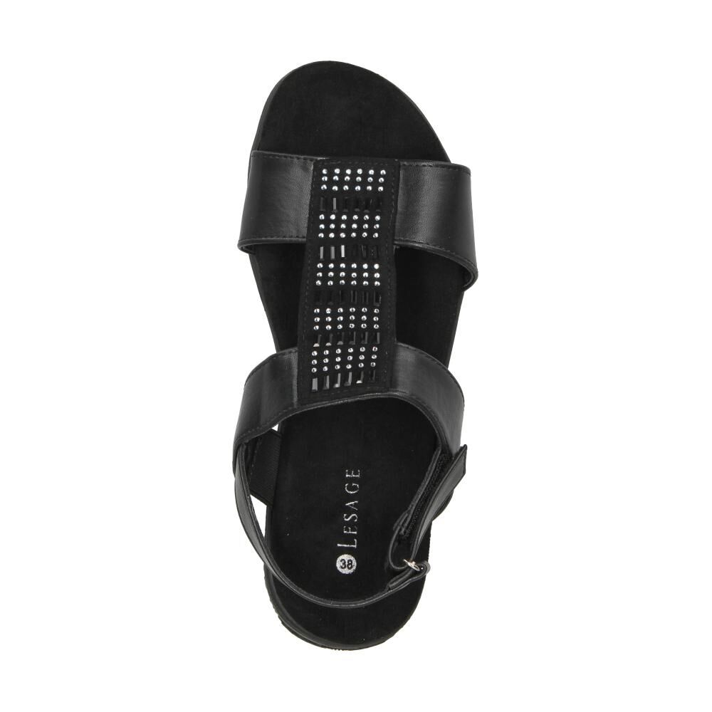 Sandalia Mujer Lesage Black image number 4.0