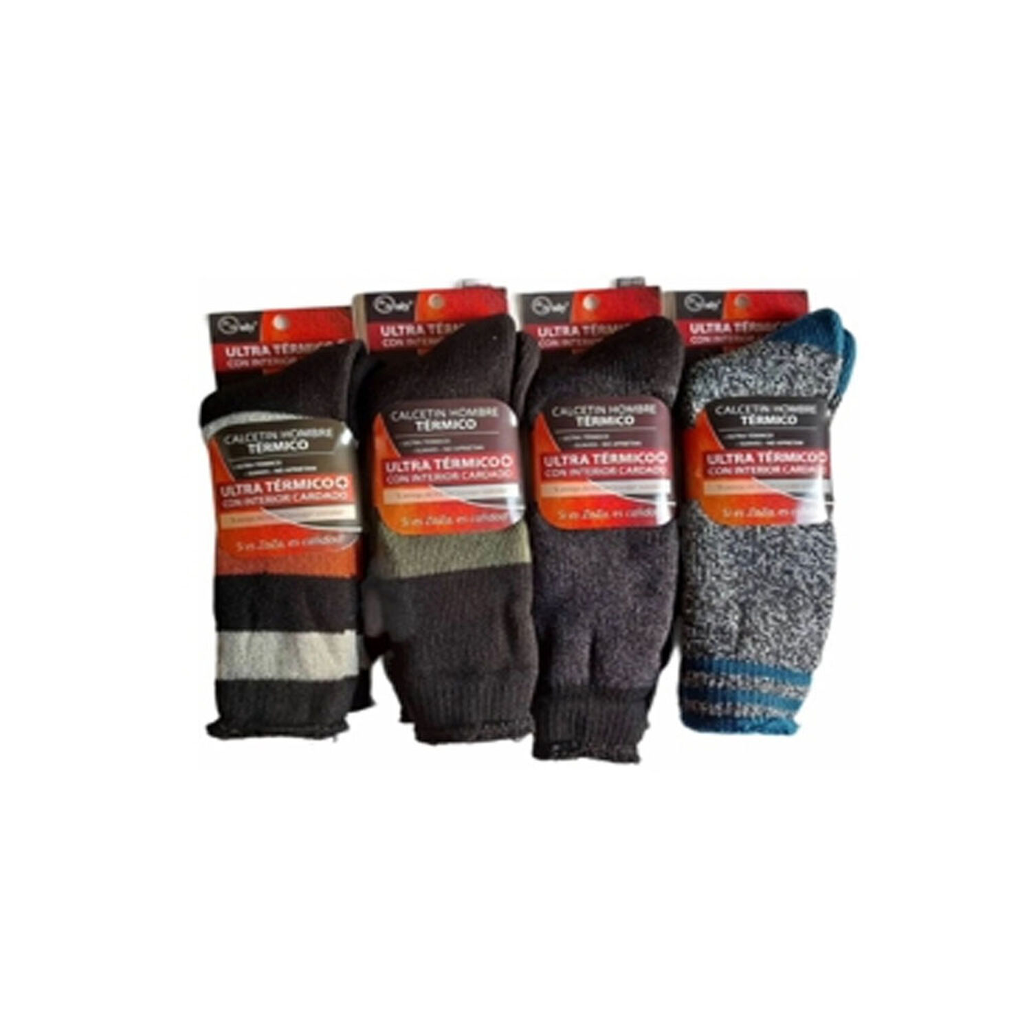 Pack 3 Pares Calcetines Ultra T&eacute;rmicos Hombre image number 0.0