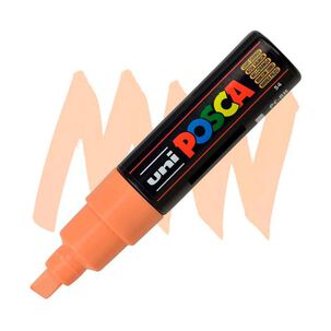 Marcador Acr&iacute;lico Naranjo Claro 8k Posca