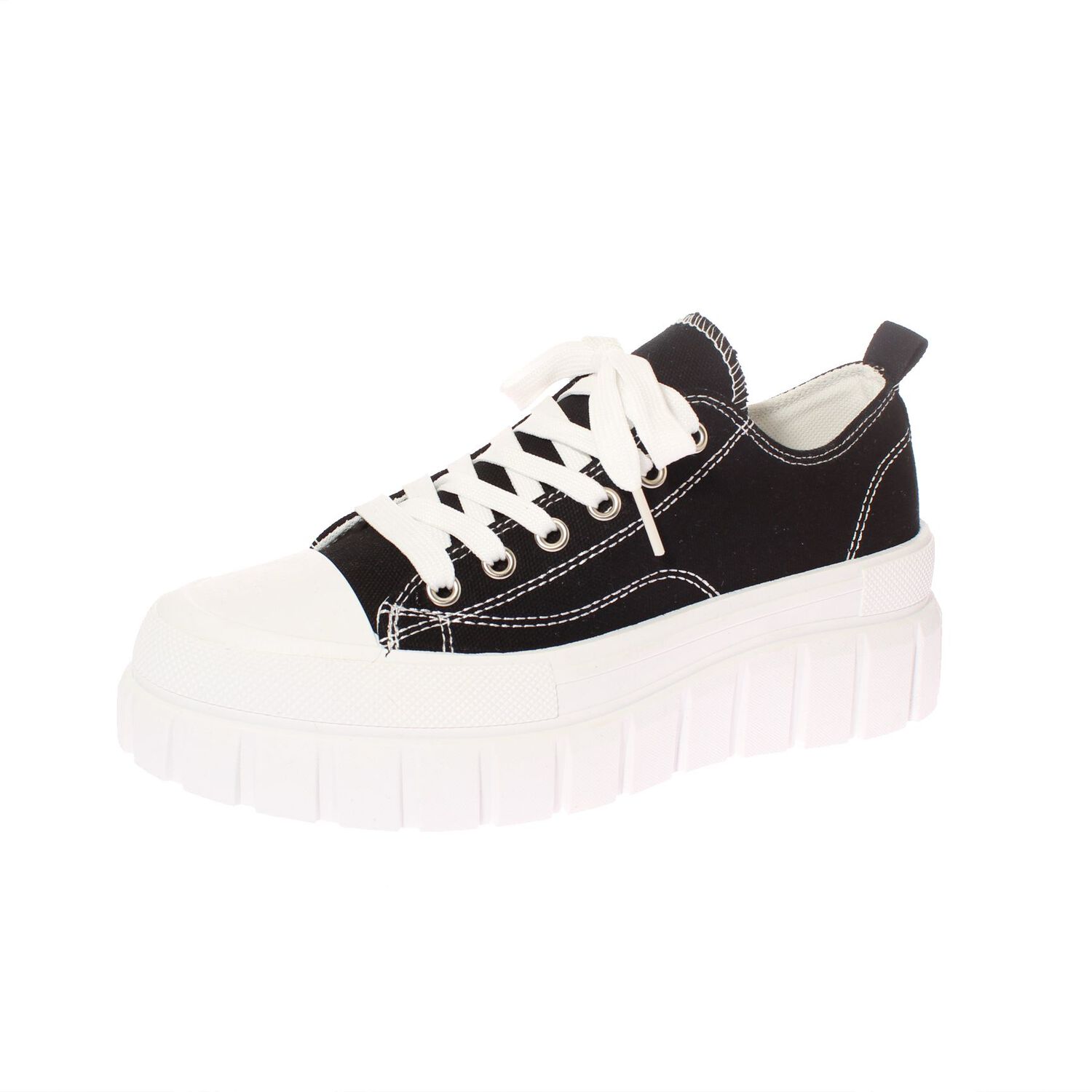 Zapatilla Lona Negro V&iacute;a Franca Art. 52111b21191black image number 0.0