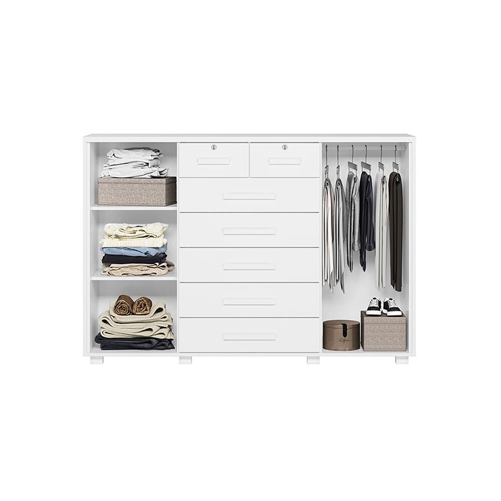 Cómoda Vekka Home Comoda Fontana / 2 Puertas / 7 Cajones image number 1.0