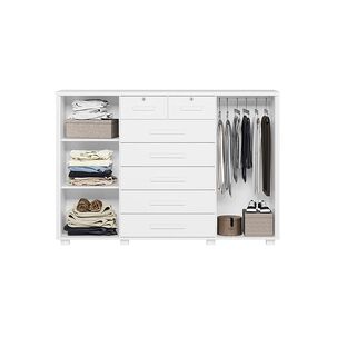 Cómoda Vekka Home Comoda Fontana / 2 Puertas / 7 Cajones