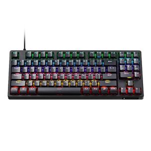 Teclado Gamer Mec&aacute;nico Switch Azul/ Cable Usb/ Rgb / Kg3089