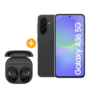 Smartphone Samsung Galaxy A36 Negro Increíble / 5G / 128 GB / Liberado + Audífonos Buds Core Negro