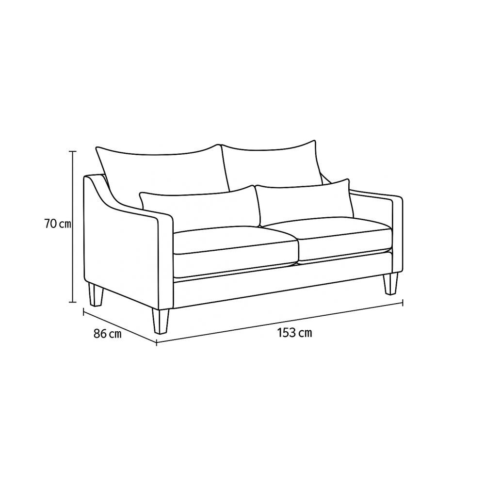 Juego De Living Casa Wow Deco Hilde / 5 Cuerpos image number 7.0