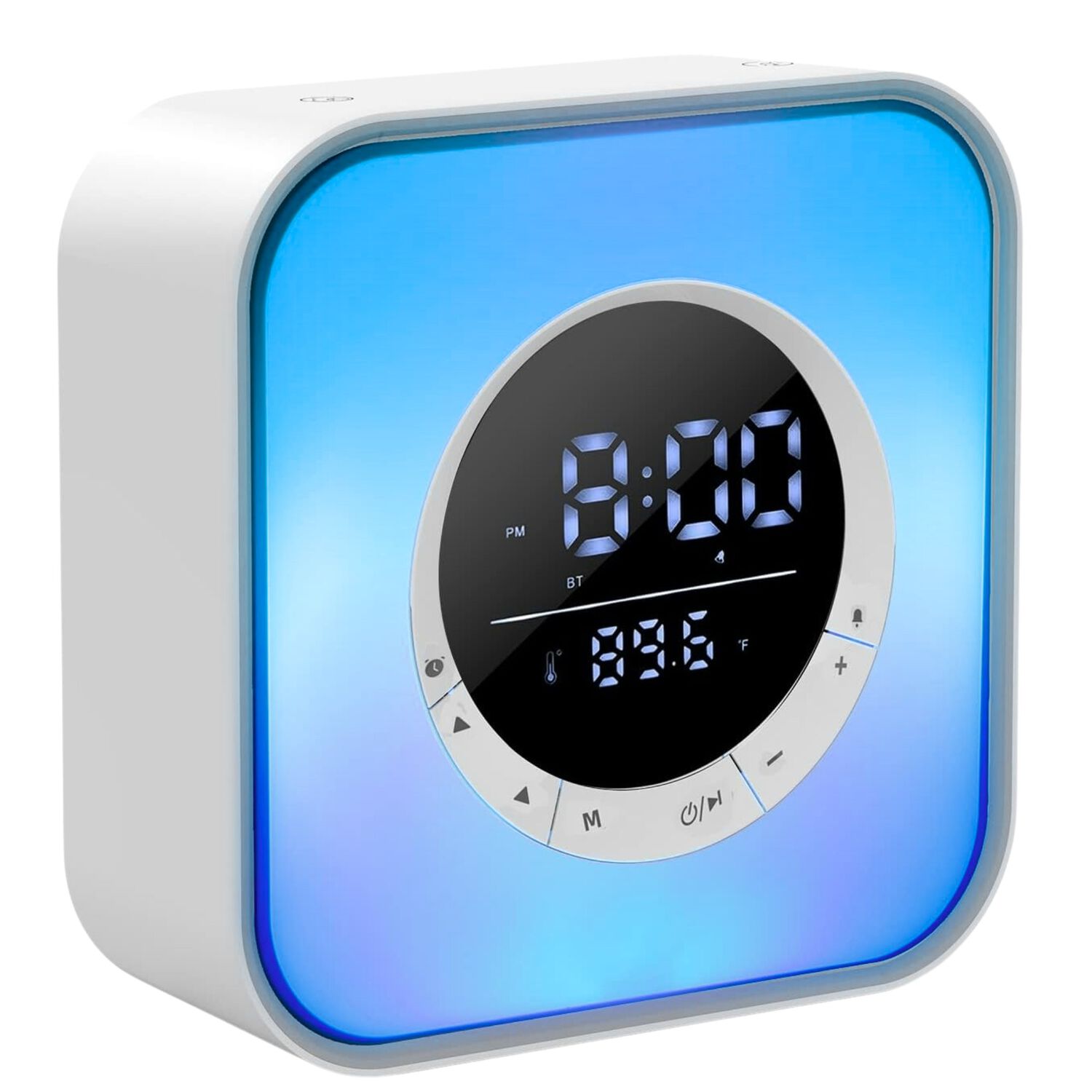 Parlante Bluetooth Rgb Despertador Reloj Temperatura Spg-134 image number 0.0