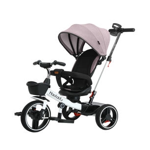 Triciclo 4 En 1 Plegable Reclinable 360