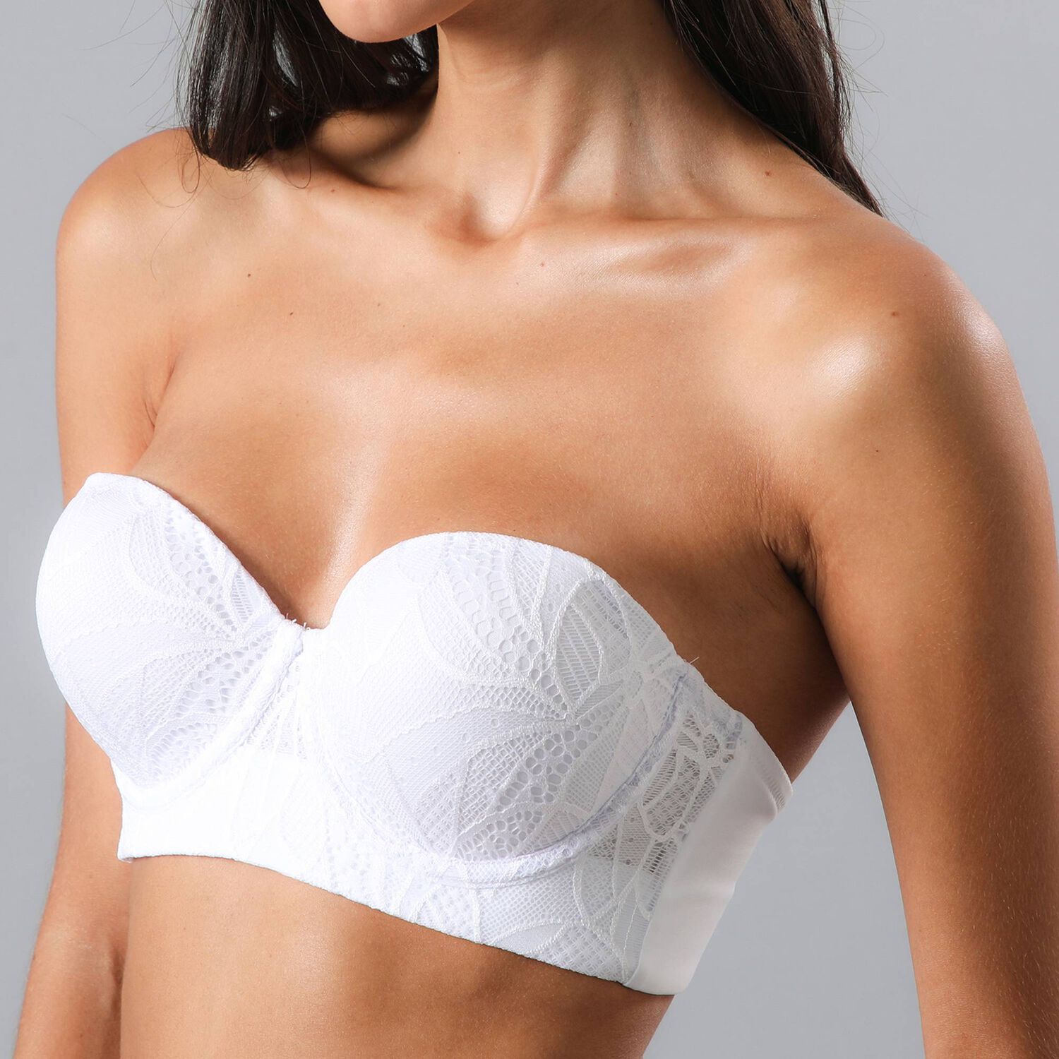 Sosten Strapless Cobertura Perfecta Mujer Flores 13483-1 image number 0.0