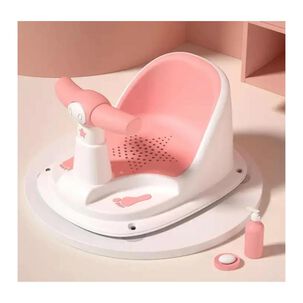 Silla De Ducha Para Bebes Asiento Baño Blanco Rosa Infantil