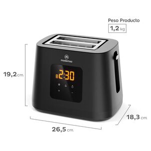 Tostador De Pan Mademsa Mts60 / 2 Rebanadas De Pan / 860 W