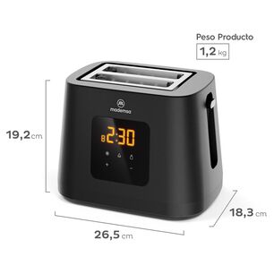 Tostador De Pan Mademsa Mts60 / 2 Rebanadas De Pan / 860 W