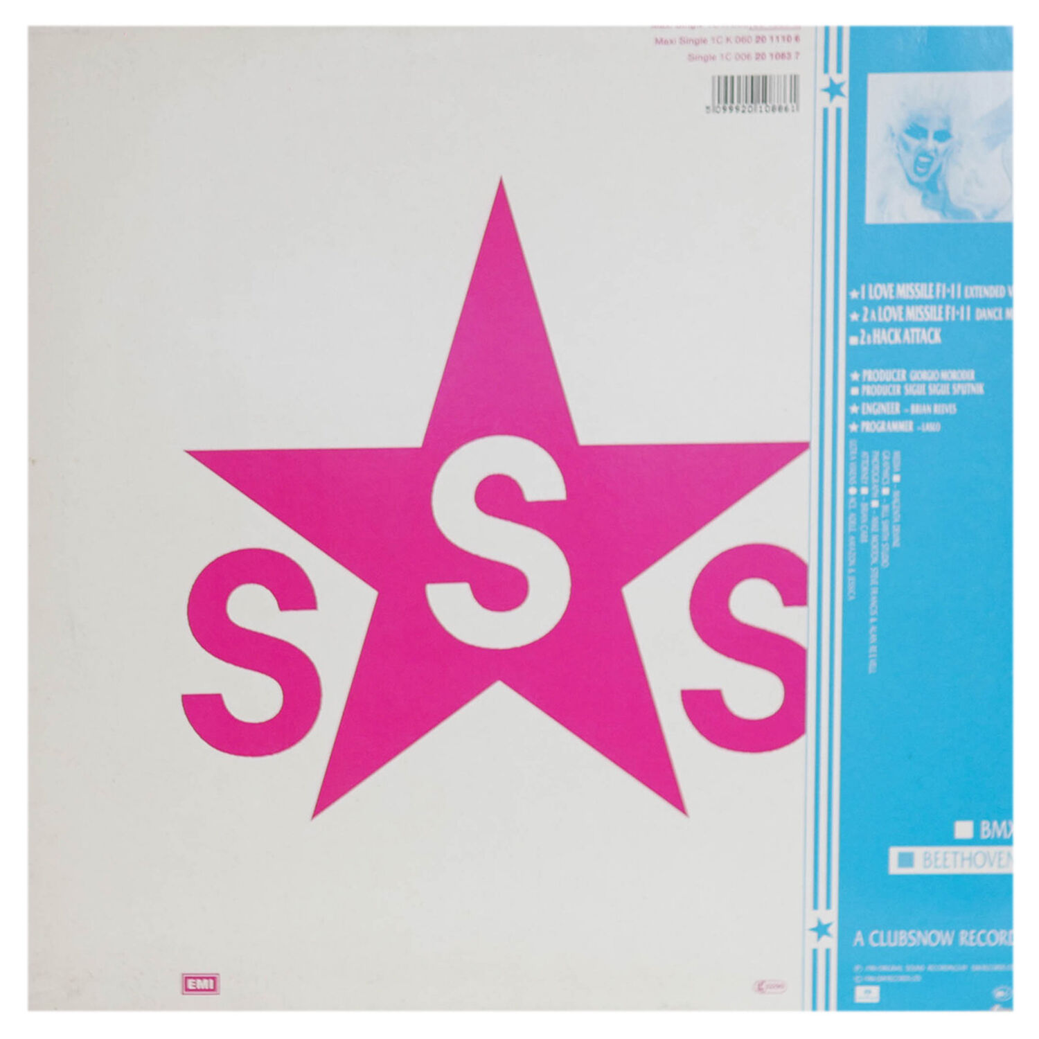 Sigue Sigue Sputnik - Love Missile F1-11 | 12" Maxi Single Usado image number 1.0