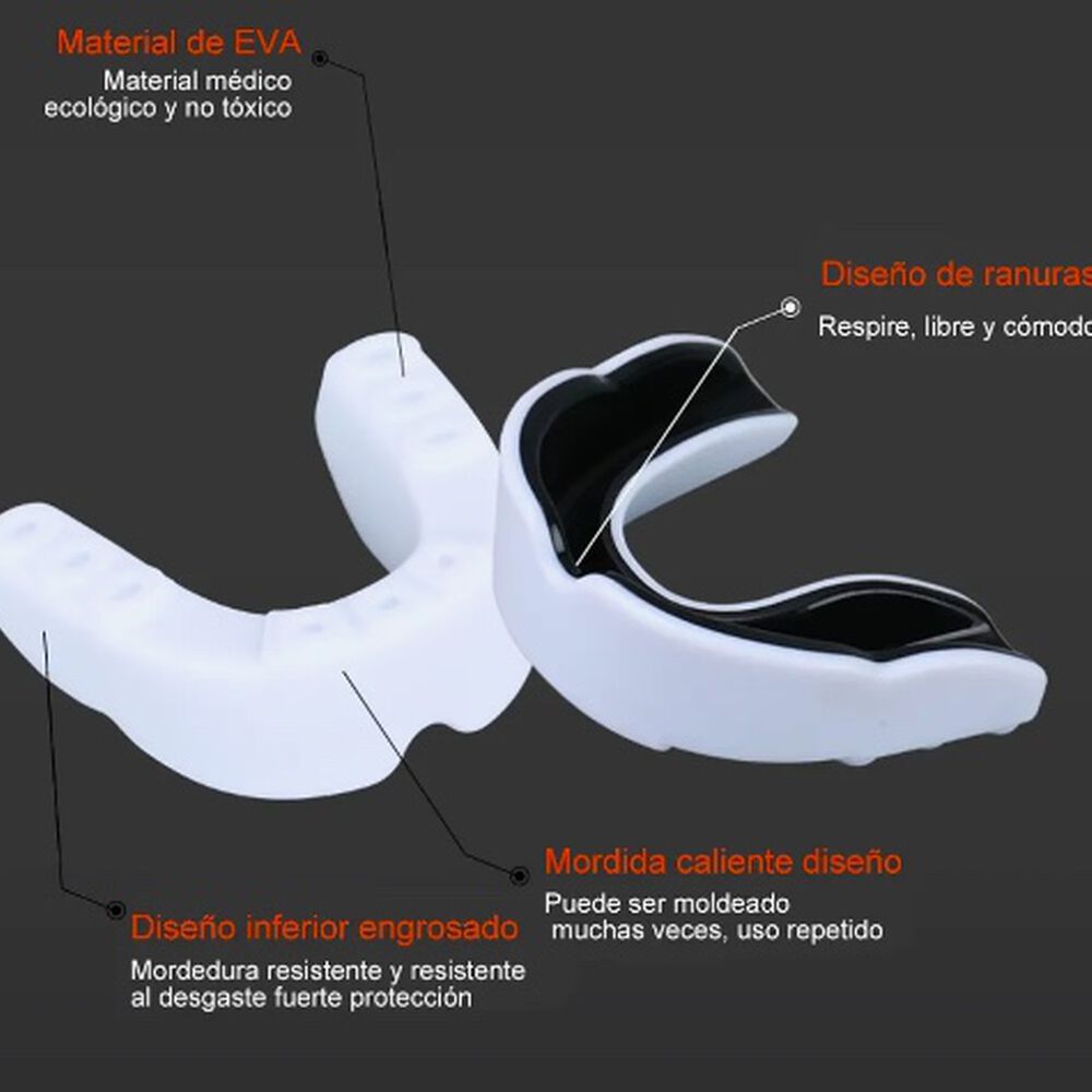 Protector Bucal Deportivo Rojo image number 2.0