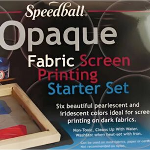 Tinta Para Serigraf&iacute;a Sobre Tela Opaca Speedball 6 Colores Tinta Multicolor