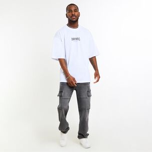 Polera Oversize Manga Corta Cuello Redondo Hombre Rolly Go