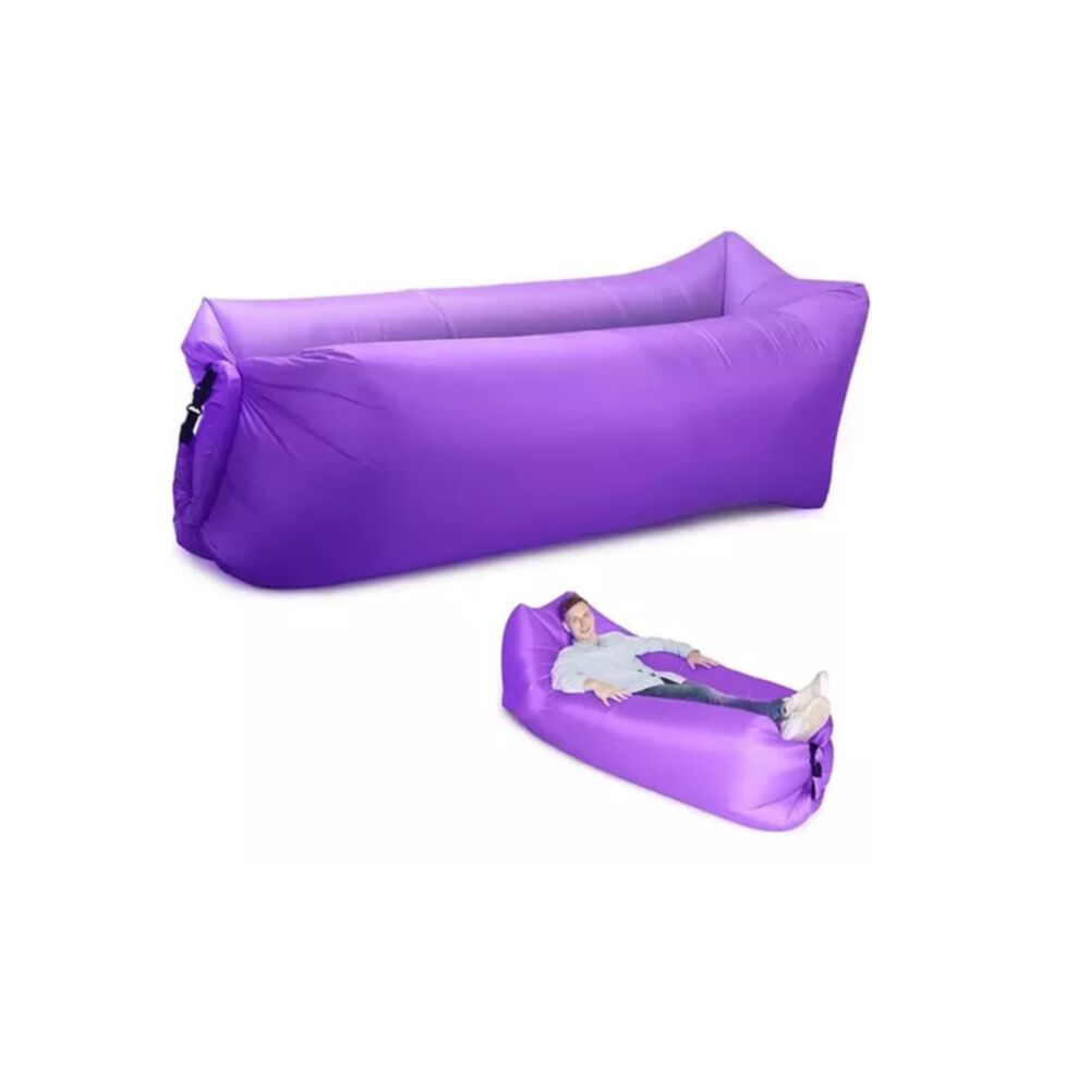 Sof&aacute; Sill&oacute;n Inflable Tumbona Coj&iacute;n Banano Camping Aire Playa image number 16.0