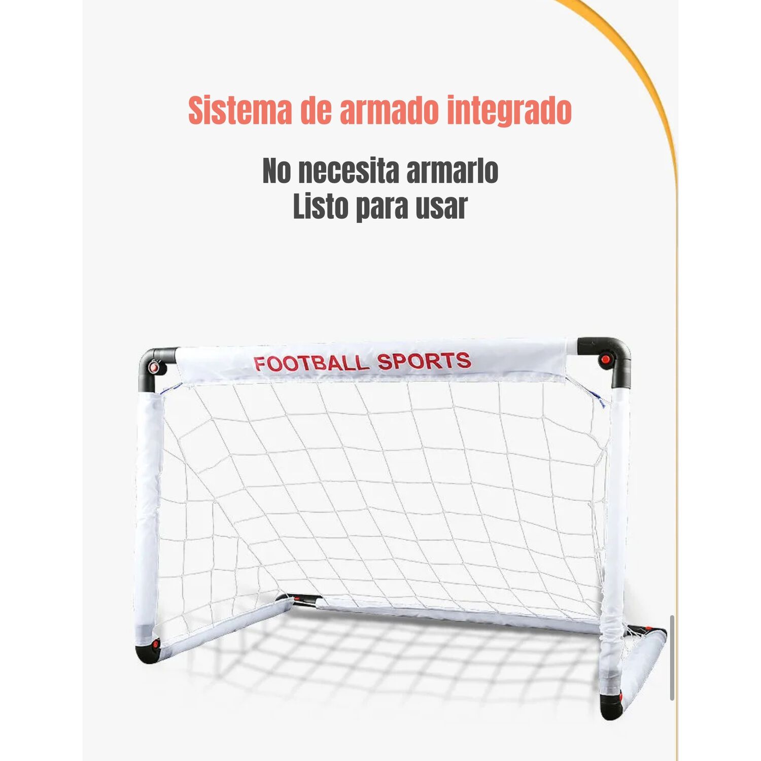 Arco De F&uacute;tbol 120x80cm Con Bolso De Transporte Lubabycas image number 5.0