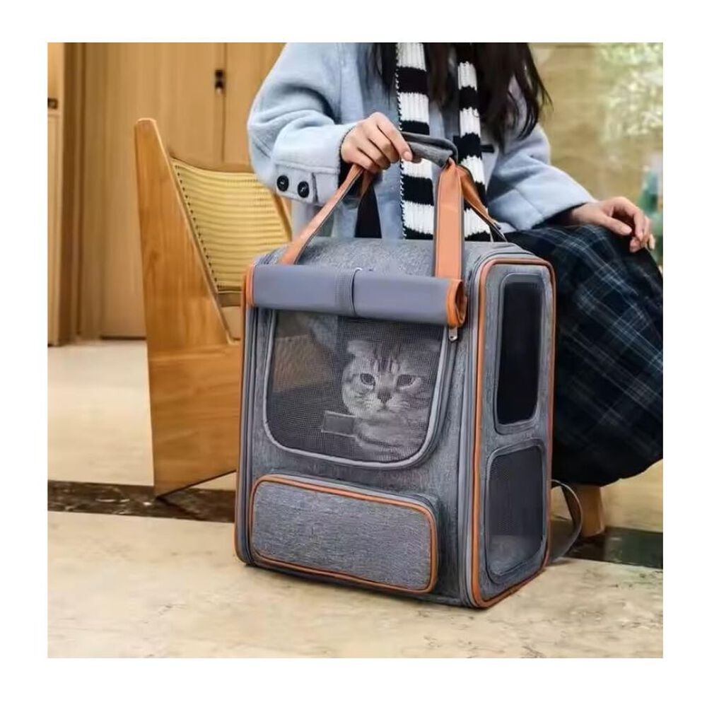 Bolso Mochila De Transporte Para Gatos image number 2.0
