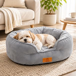 Cama Nido Para Perro Gato Acolchada Reversible 60x53 Cm