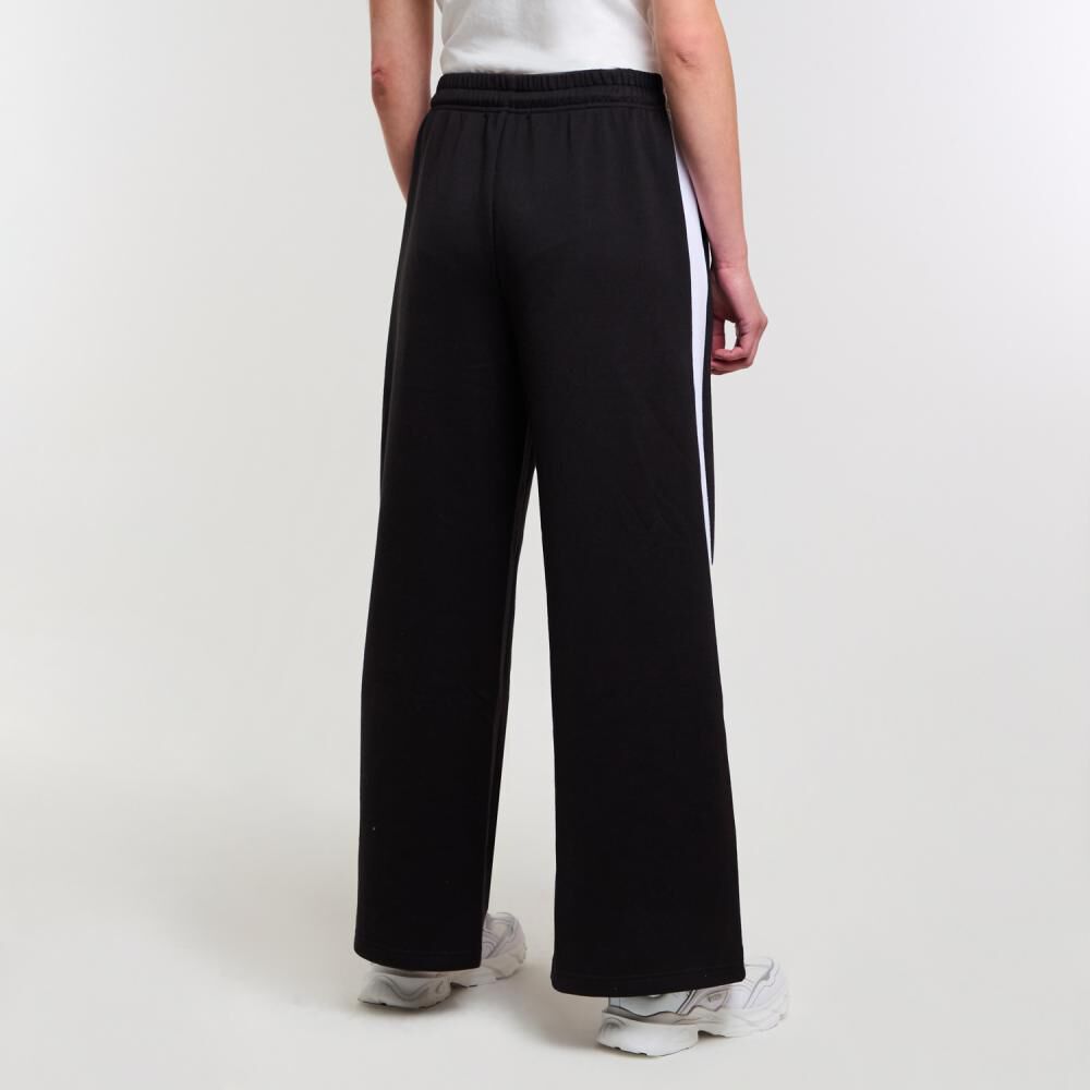 Pantalón De Buzo Tiro Medio Wide Leg Mujer Rolly Go image number 3.0