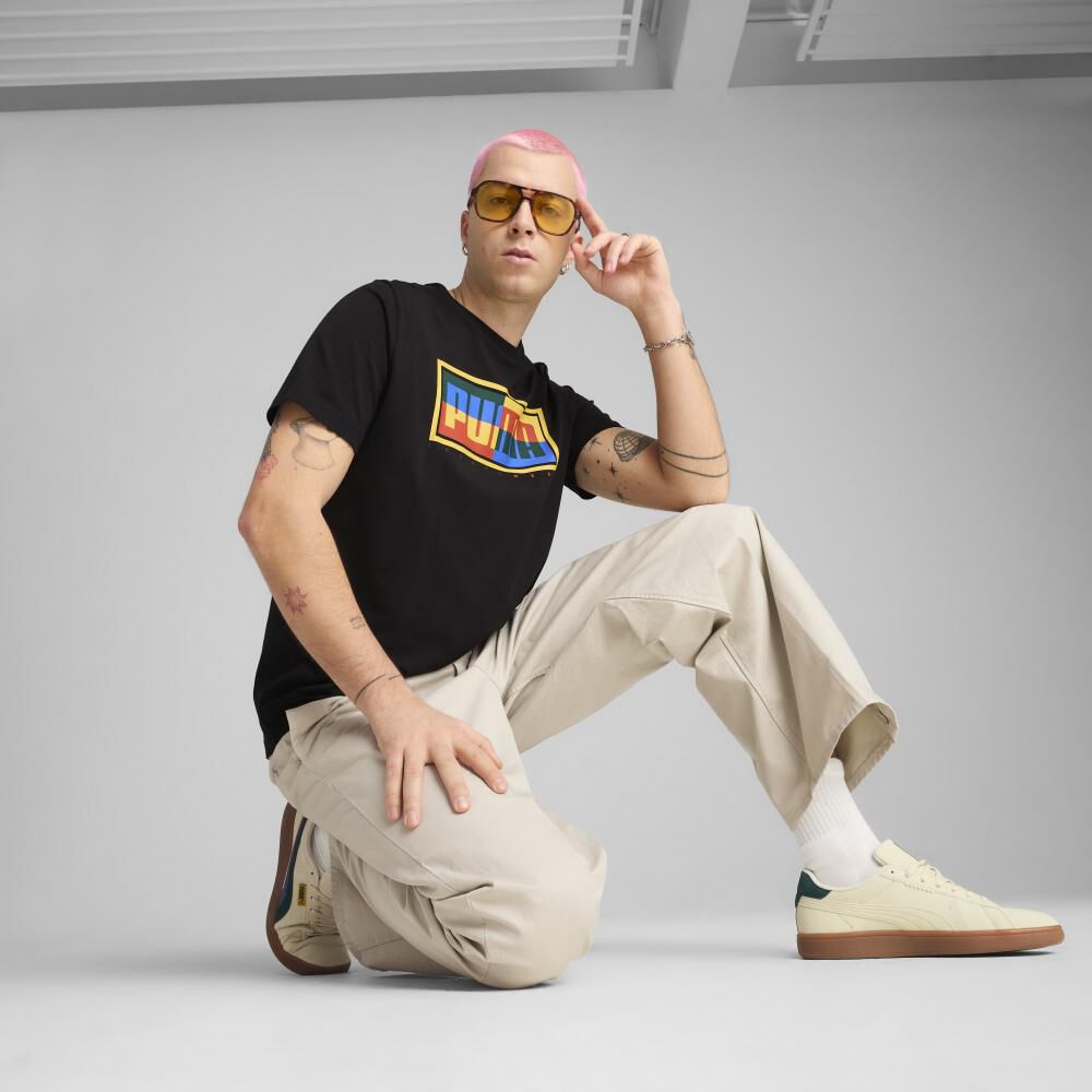 Polera Deportiva Graphics Puma Box Tee image number 3.0