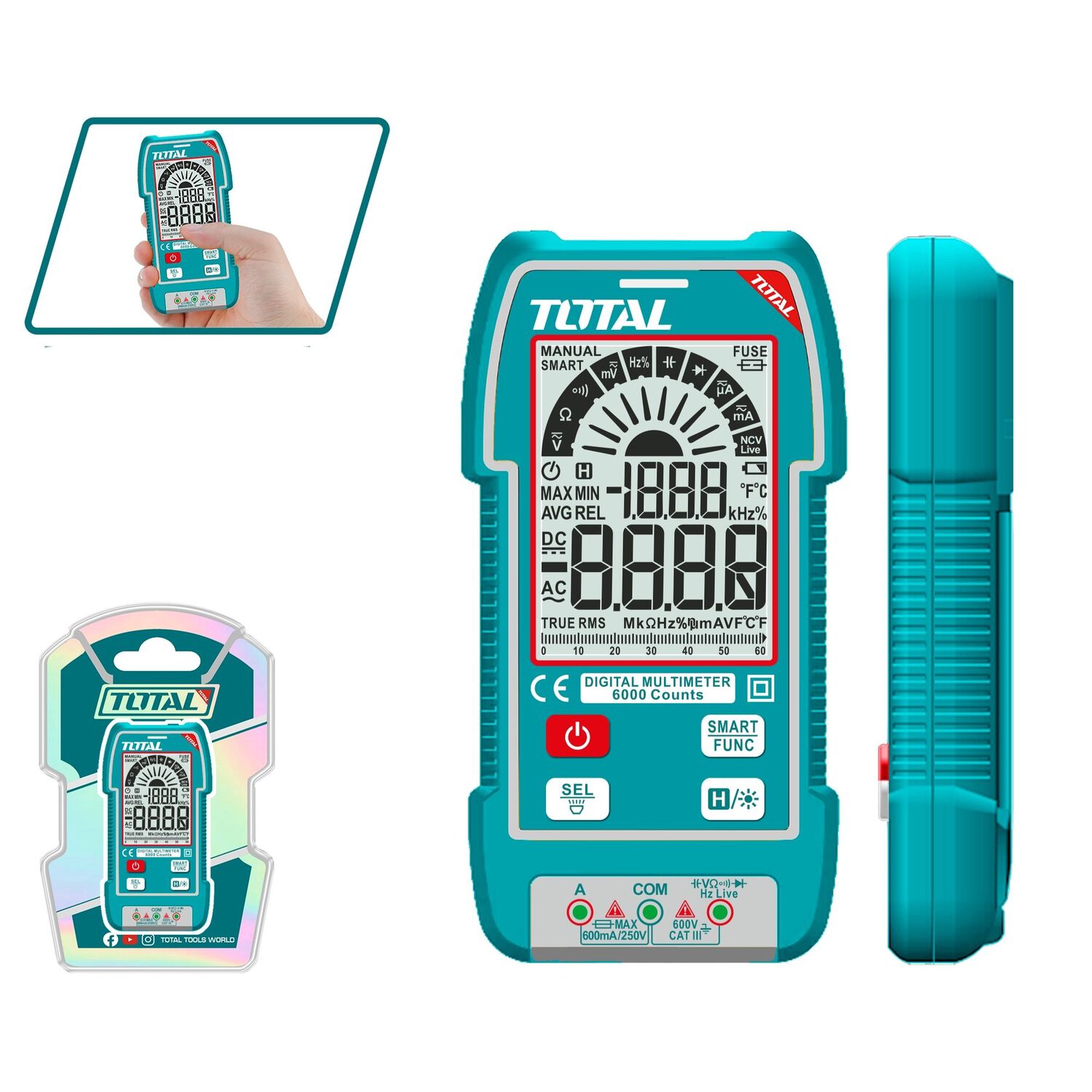 Multitester Digital 600v Total image number 0.0