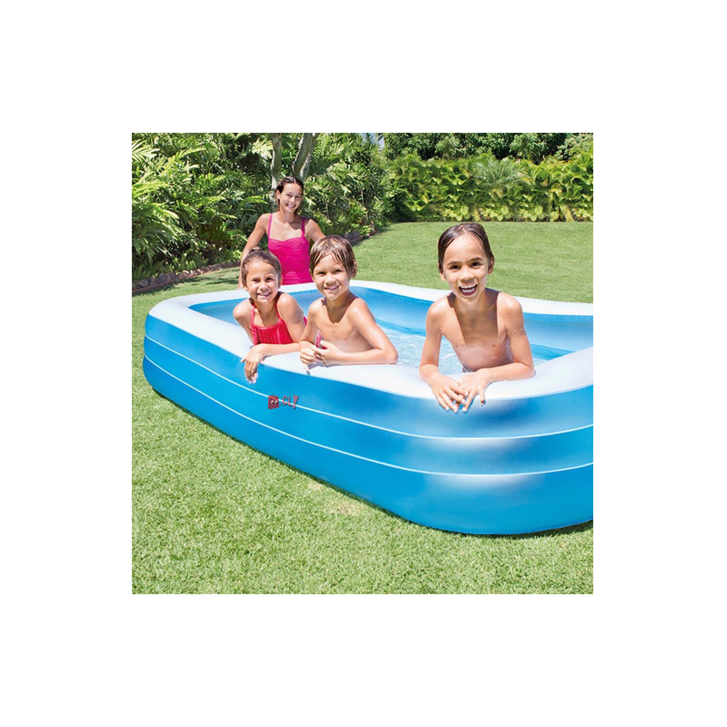 Piscina Inflable Rectangular 200x120x40cms - Ps image number 1.0