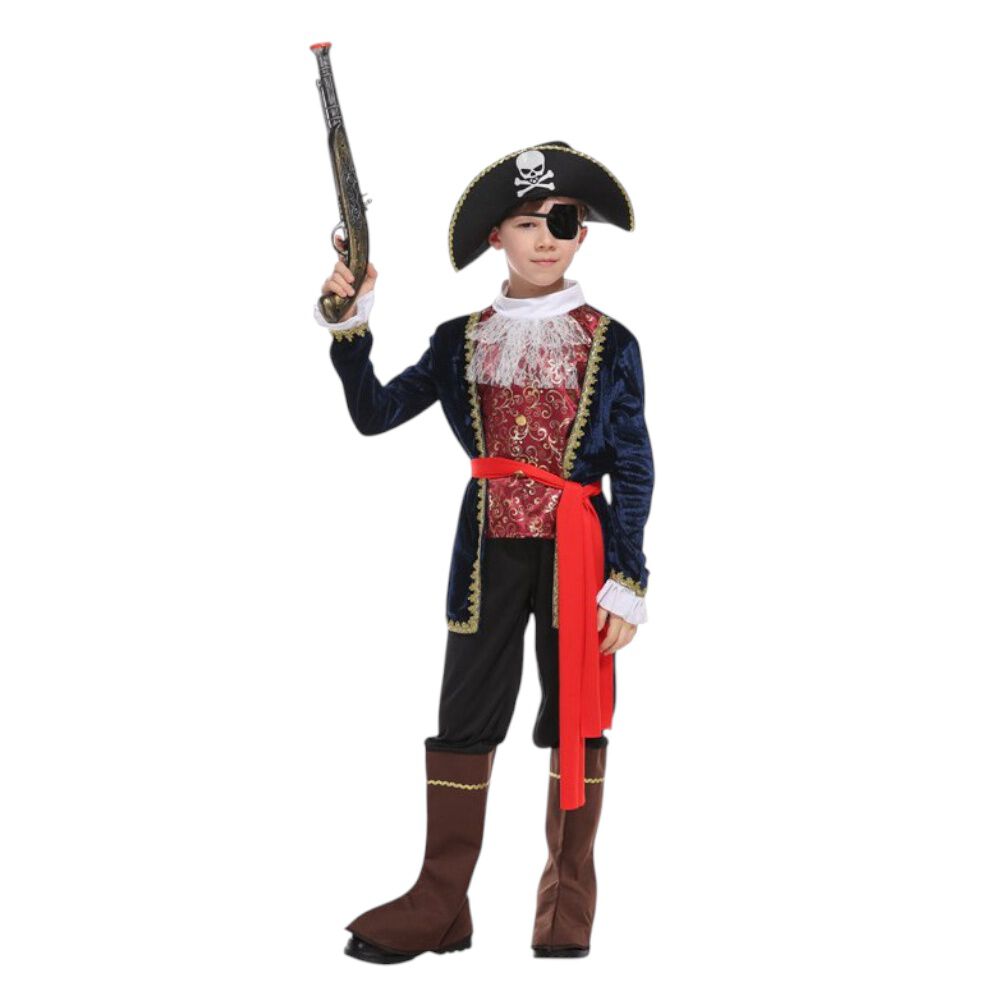 Disfraz Infantil Pirata Corsario Azul image number 0.0