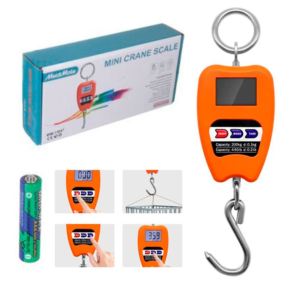 Mini Balanza Electr&oacute;nica Digital Port&aacute;til Colgante Alta Precisi&oacute;n image number 0.0