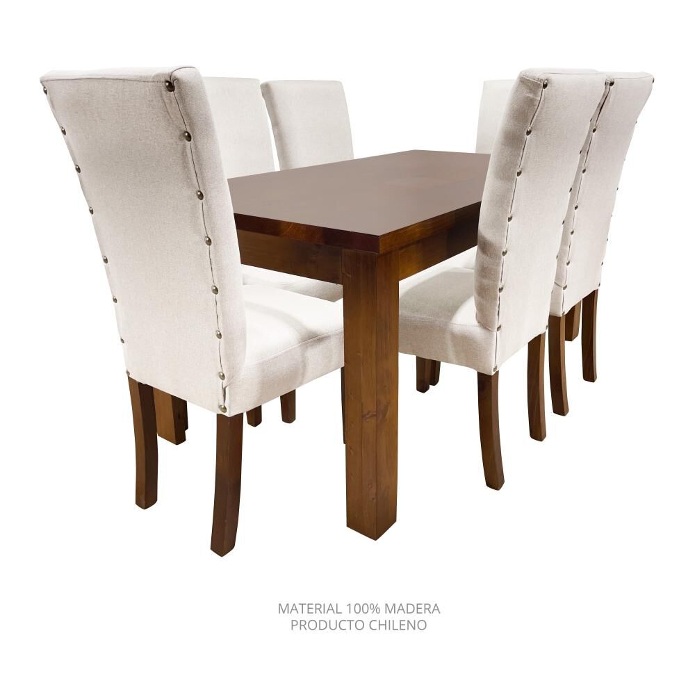 Juego De Comedor Living Factory Teka / 6 Sitiales image number 2.0