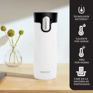 Vaso Mug Termico Contigo Westloop 2.0 Friocal Blanco 473 Ml
