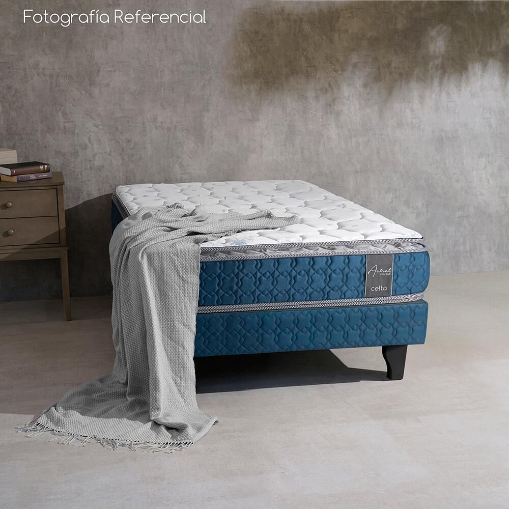 Cama Europea Celta Astral Pocket / 1.5 Plazas / Base Normal image number 3.0