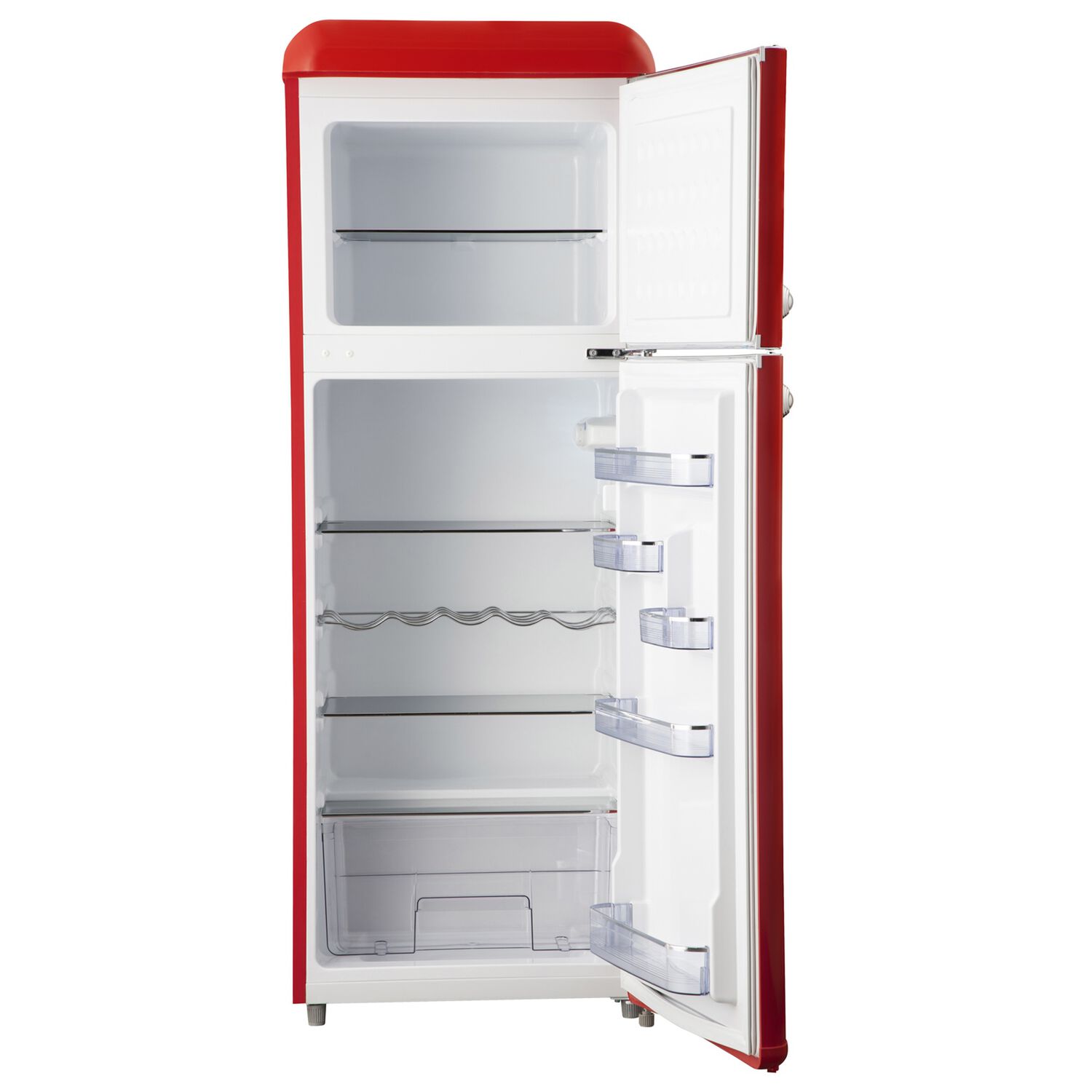 Refrigerador Retro Frio Directo 204 Lts Lrt-210dfrr Rojo image number 1.0