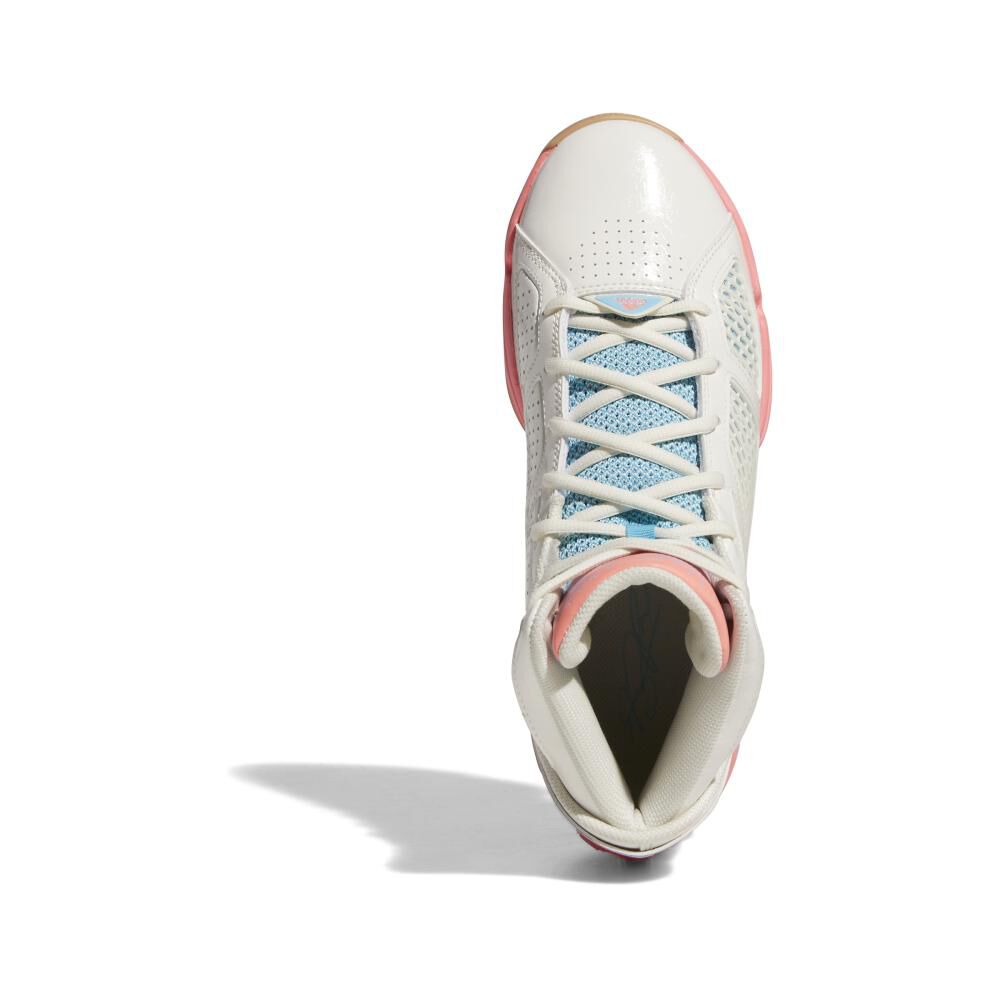 Zapatilla Basketball Hombre Adidas Adizero Rose 1.5 Restomod Blanco image number 3.0