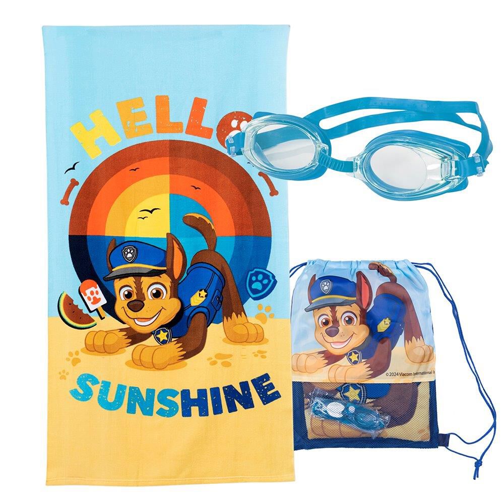 Set Toalla 70x140 + Lentes De Agua Chase Sunshine image number 4.0